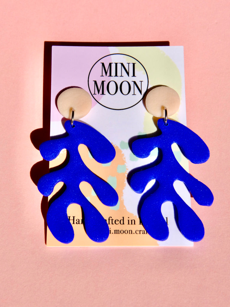 Blue Matisse Dangles