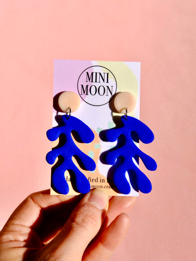 Blue Matisse Dangles