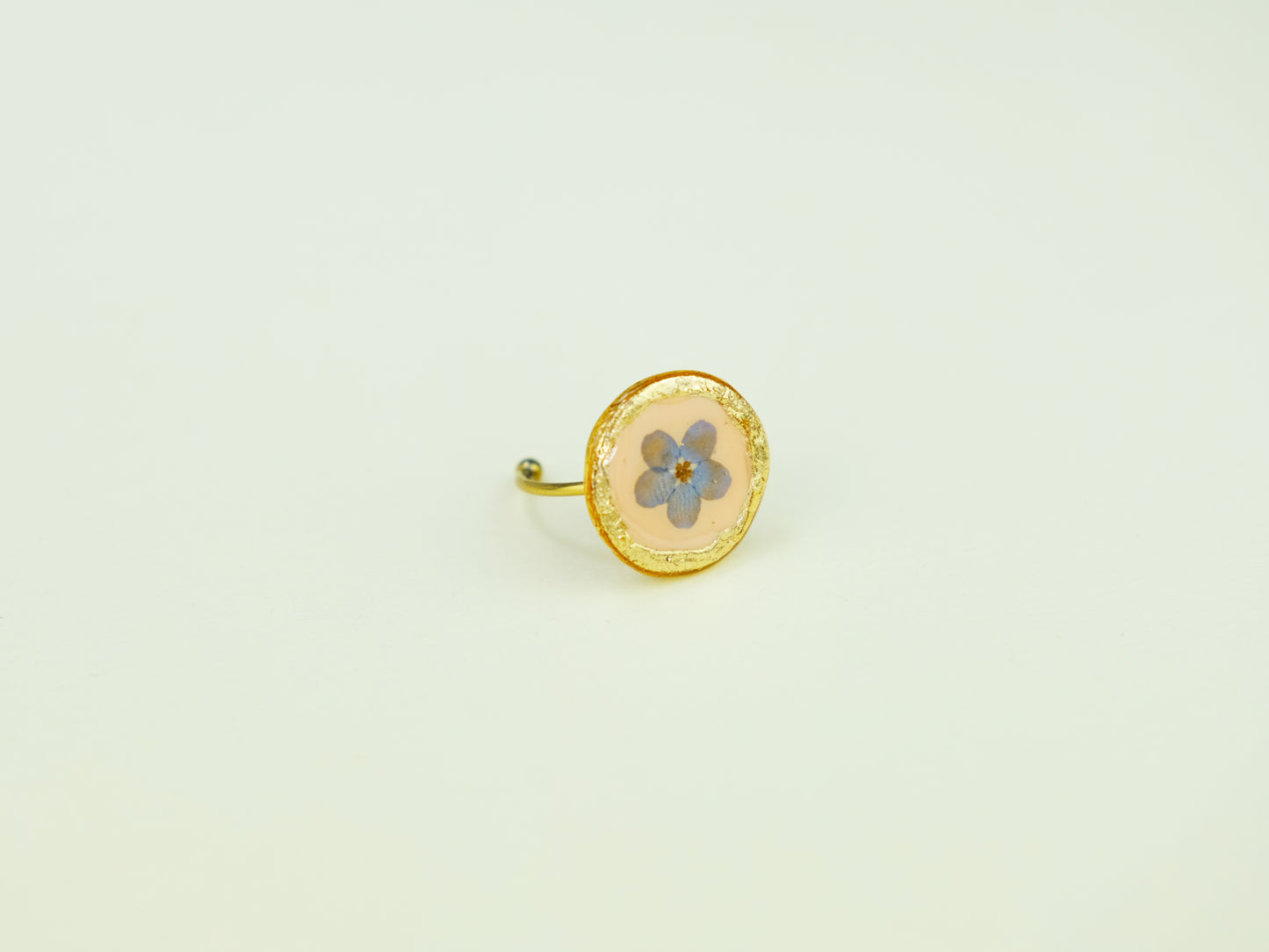 Peach Forget-Me-Not Ring