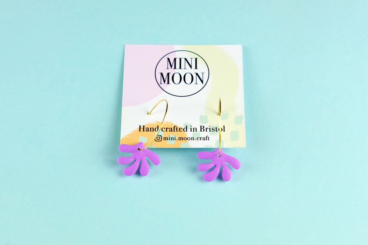 Lavender Matisse Hoops