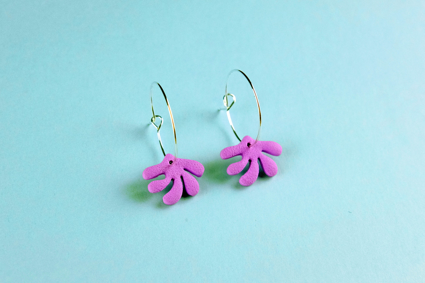 Lavender Matisse Hoops
