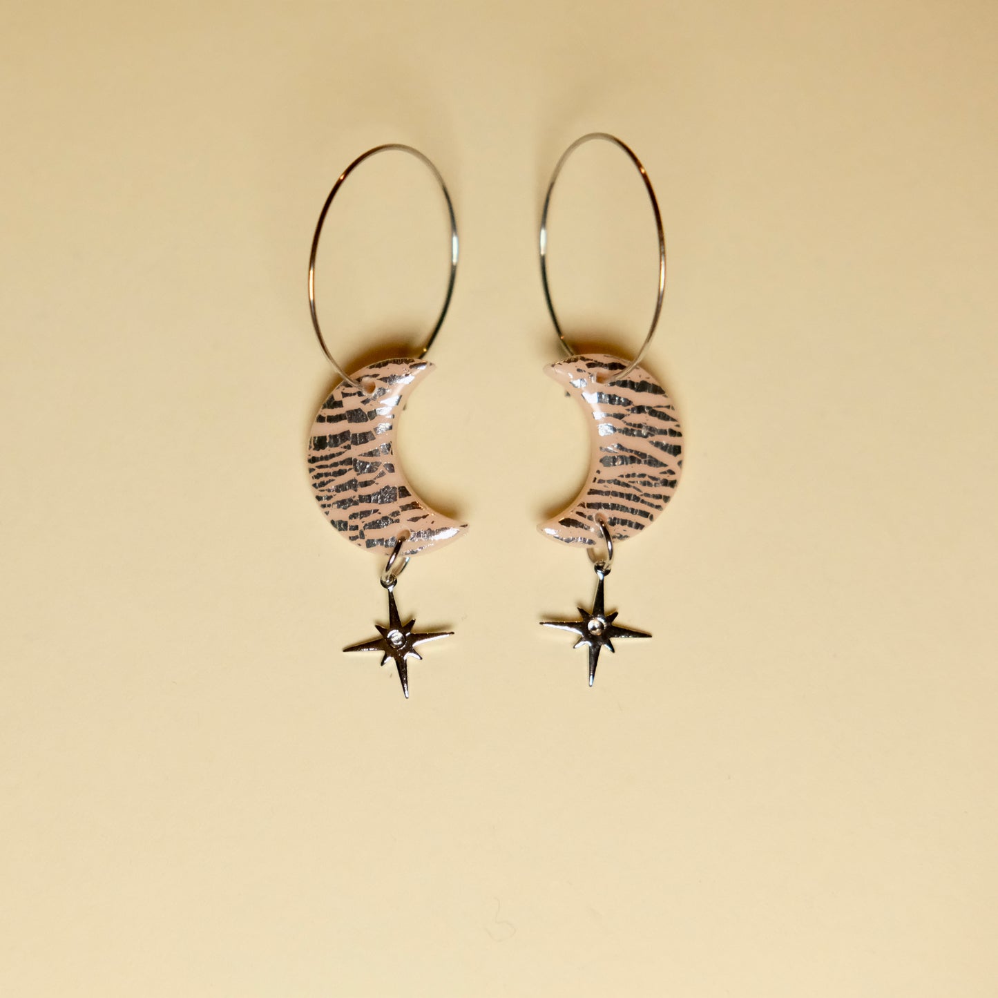 Silver Charmed Moons - Light