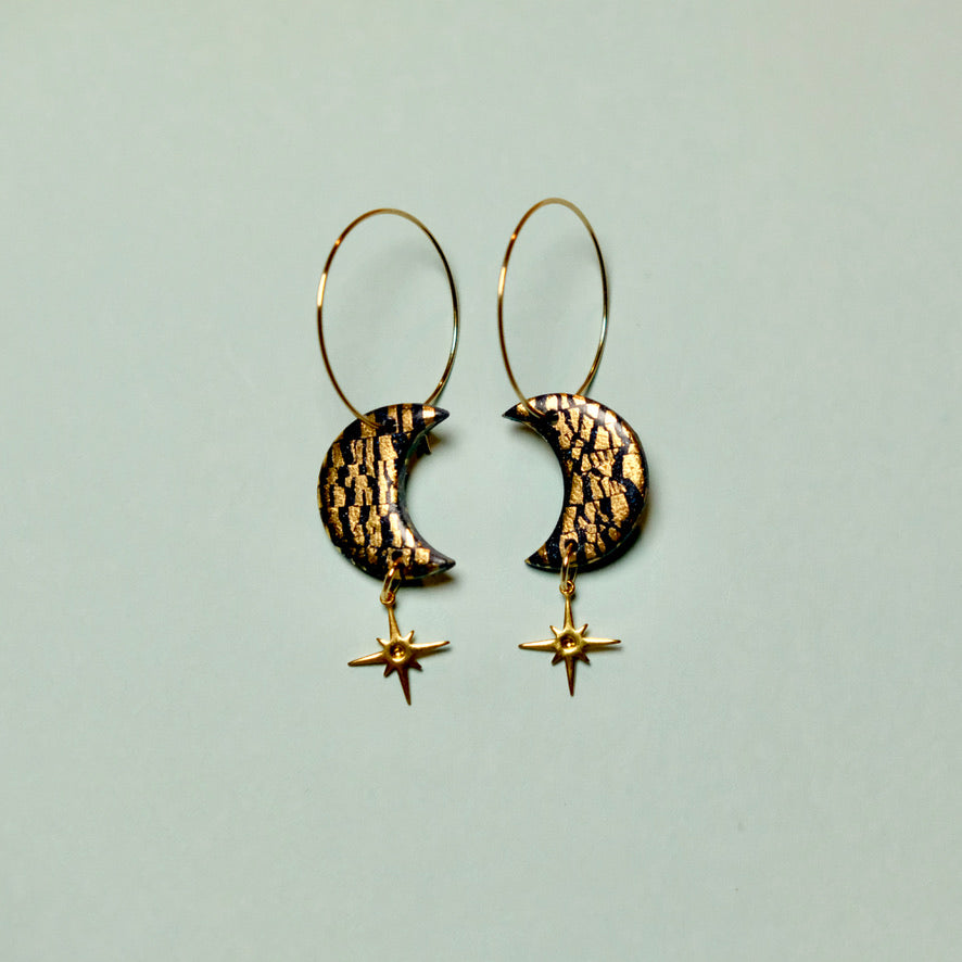 Golden Charmed Moons - Dark