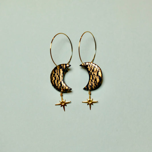 Golden Charmed Moons - Dark