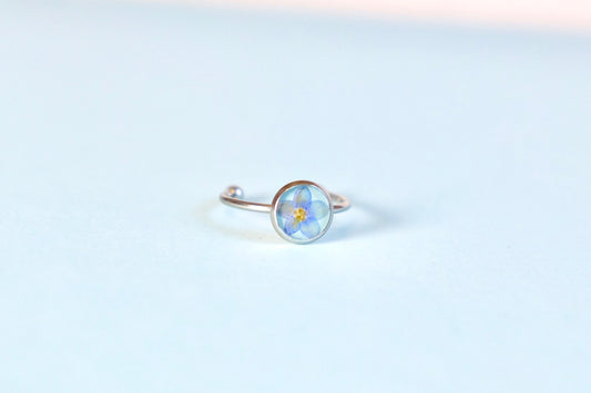 Blue Forget-Me-Not Ring