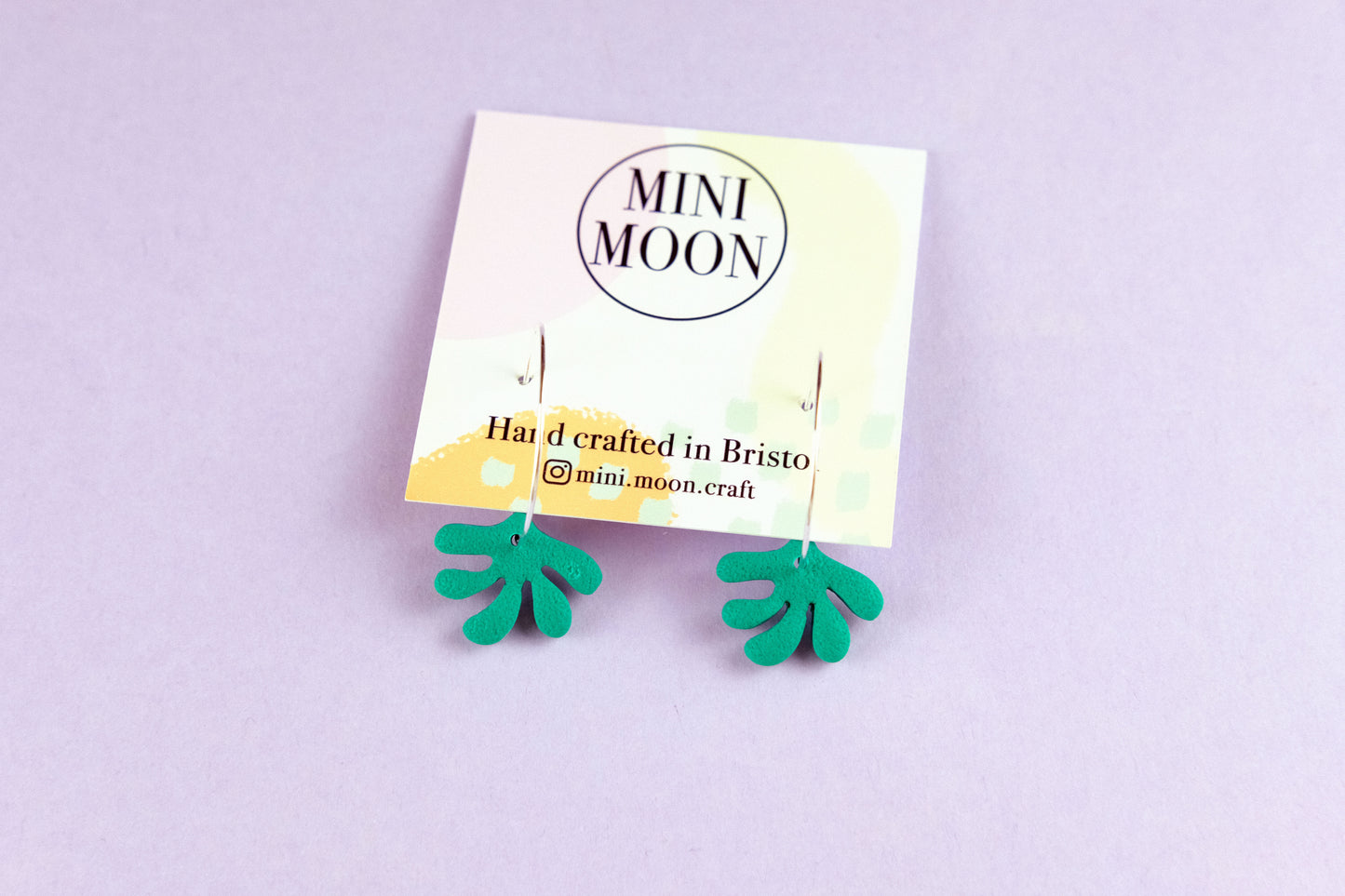 Teal Matisse Hoops